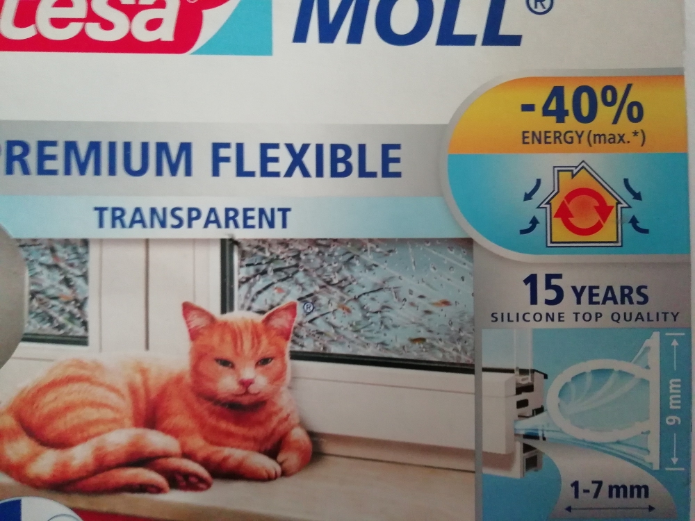Tesa Moll Premium Flexible Transparent - Vorschaubild