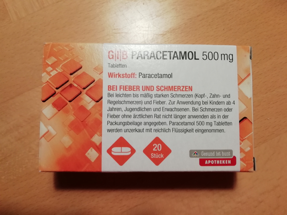 Paracetamol 500mg - Vorschaubild