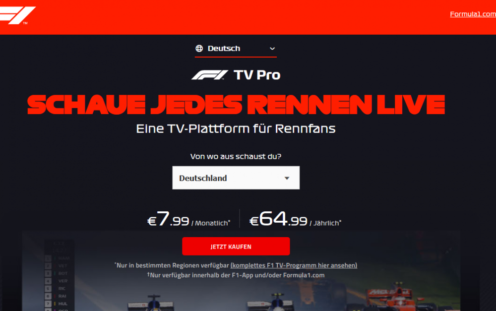 F1 TV Pro